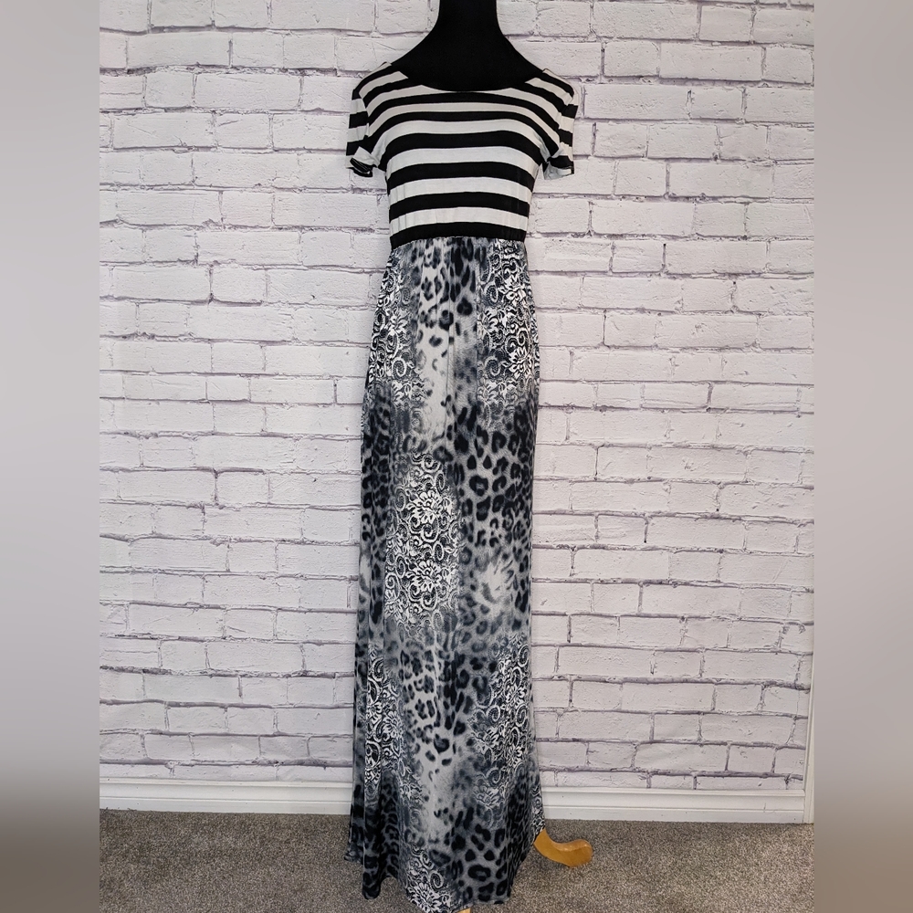 POLIANA Empire Waist Maxi Dress